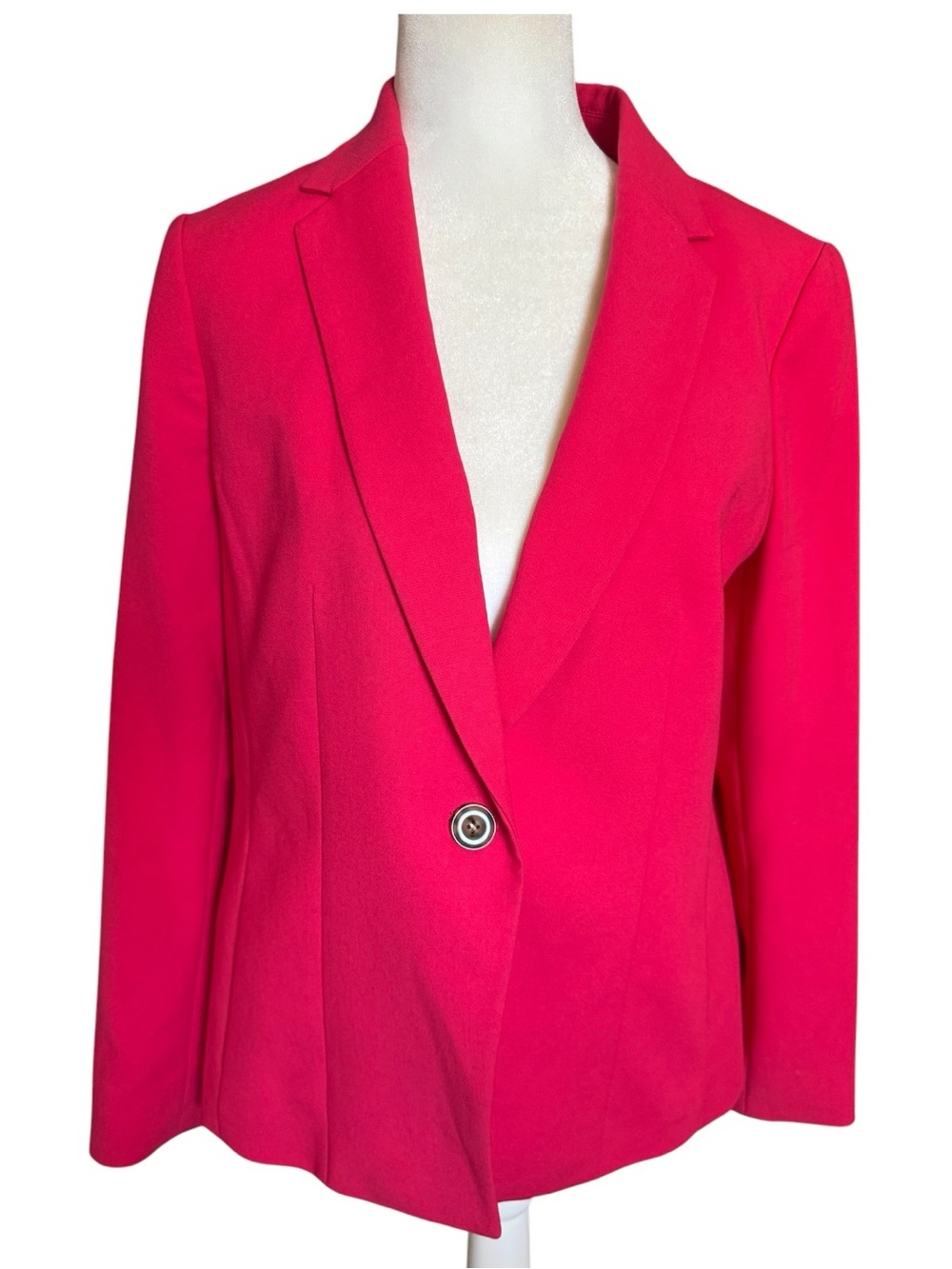 Talbots Italian Double-Cloth‎ Blazer - Vibrant Pink - Size 10P